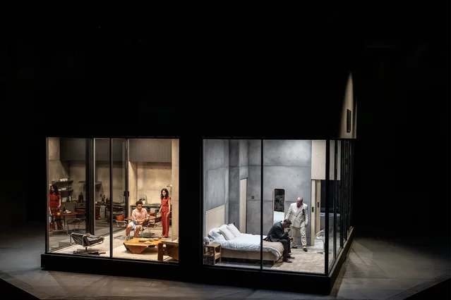 The cast of The Oresteia