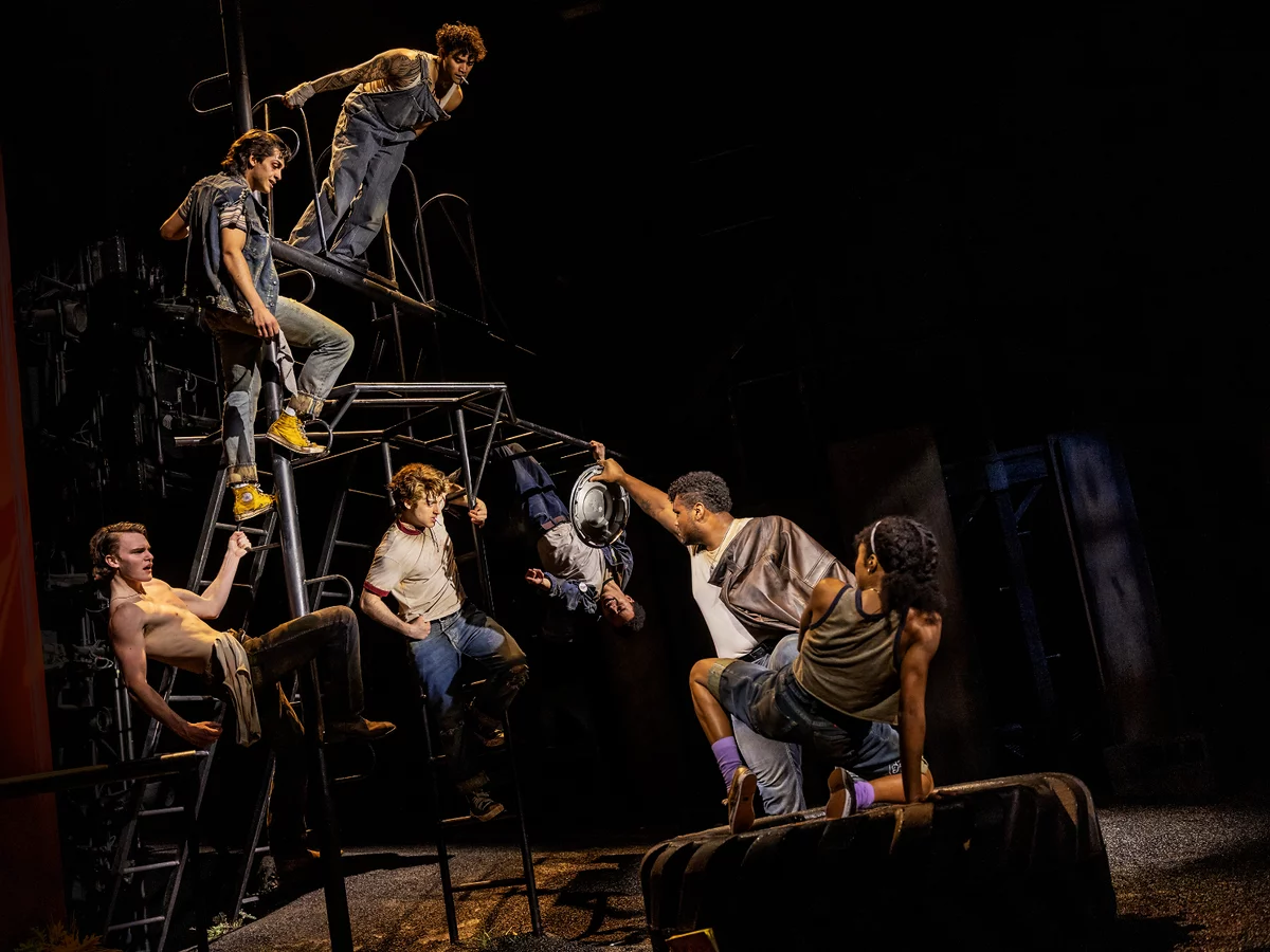 Caleb Mathura, Daryl Tofa, Sutton James Kaylor, Noah Pacht, Alejandro Mullerdahlberg, SeQuoiia, Runako Campbell in The Outsiders