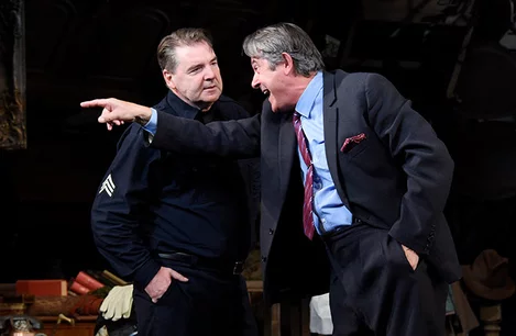 Brendan Coyle and Adrian Lukis in The Price