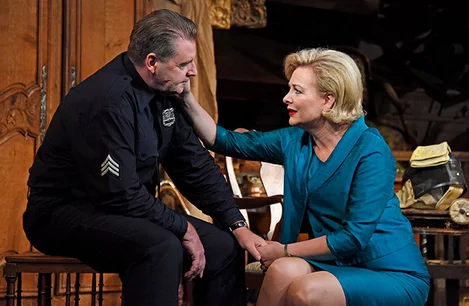 Sara Stewart and Brendan Coyle in The Price