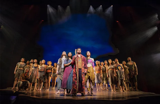 The cast of The Prince of Egypt at the Dominion Theatre, London