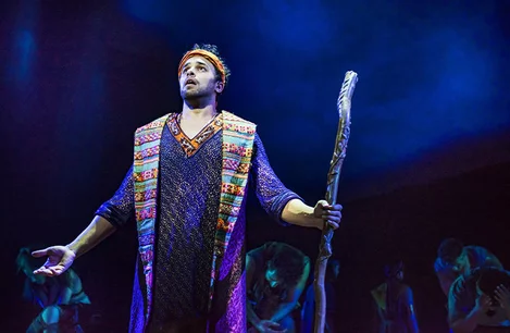 Luke Brady in The Prince of Egypt at the Dominion Theatre, London