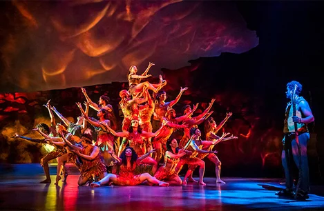 The cast of The Prince of Egypt at the Dominion Theatre, London