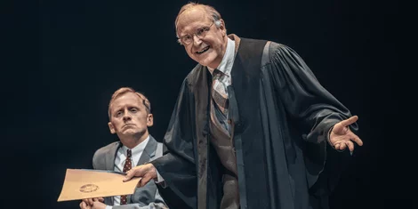 Gunnar Cauthery and John Ramm star in The Spy Who Came In From The Cold