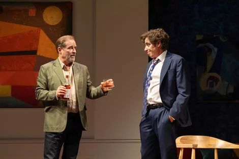 Ardal O'Hanlon and Stephen Mangan in The Truth