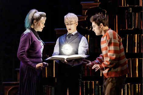 The Time Turner in Harry Potter & the Cursed Child on Broadway