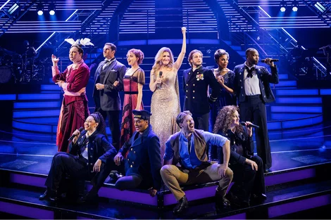 The cast of Titanique on Broadway