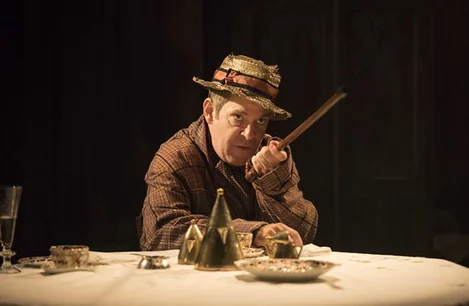 Tom Hollander as Henry Carr in Travesties - 2017