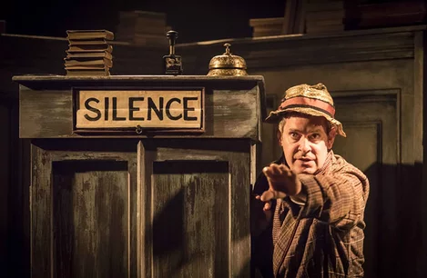 Tom Hollander as Henry Carr in Travesties - West End 2017