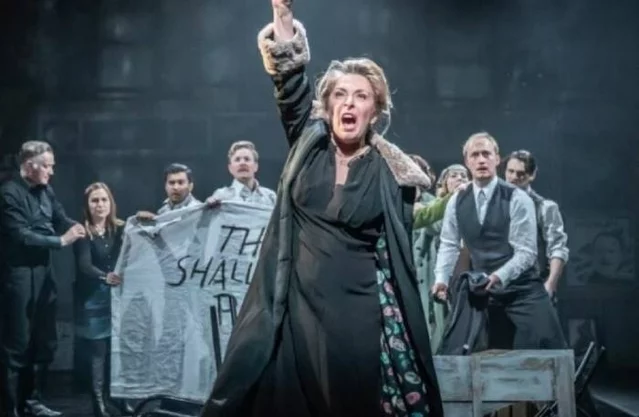 Tracy-Ann Oberman as Shylock in The Merchant of Venice 1936