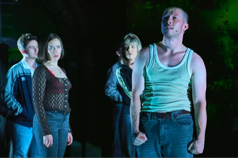 Lewis Kidd leads the cast of Trainspotting the Musical