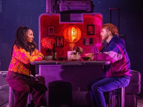 Christiani Pitts and Sam Tutty in Two Strangers Carry A Cake Across New York