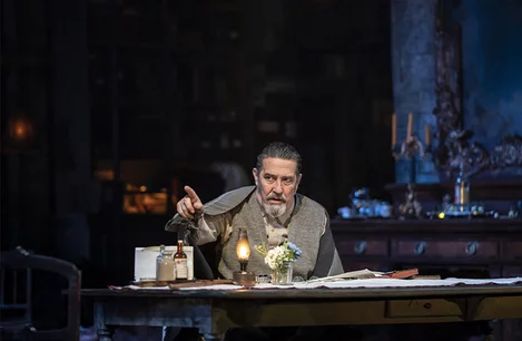 Ciaran Hinds in Uncle Vanya at the Harold Pinter Theatre, London