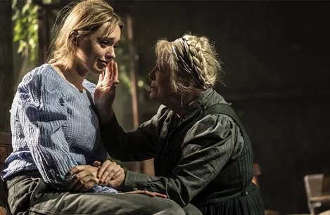 Aimee Lou Wood and Anna Calder-Marshall in Uncle Vanya at the Harold Pinter Theatre, London