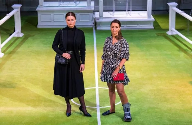 Laura Dos Santos as Coleen Rooney and Lucy May Barker as Rebekah Vardy in The Wagatha Christie Trial