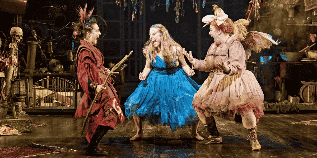 Tiger Lily, Wendy and Tink in Wendy and Peter Pan
