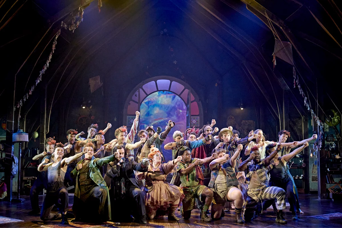 The cast of Wendy and Peter Pan