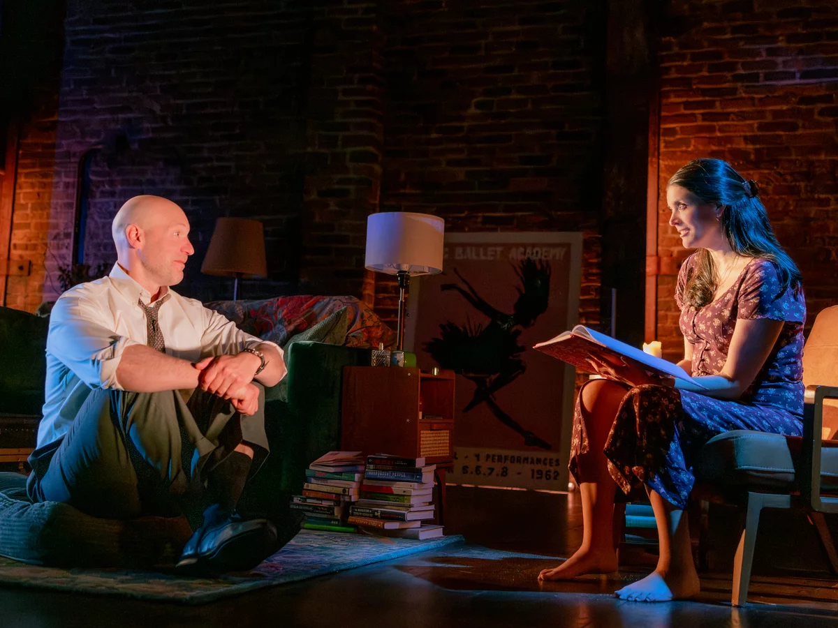 Corey Stoll and Cecily Strong perform in What Happened Was