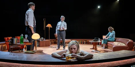 Cast of Who's Afraid of Virginia Woolf? at Soho Place
