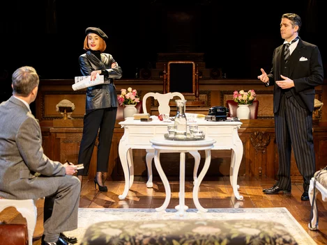 Eleanor Sutton plays Romaine Vole in Witness for the Prosecution