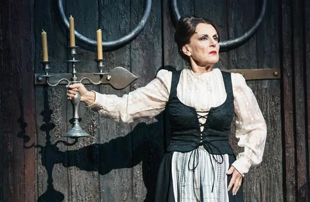 Lesley Joseph as Frau in Young Frankenstein