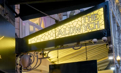 Aldwych Theatre Sign, London