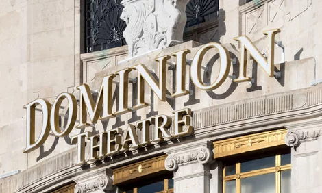 Dominion Theatre Sign, London