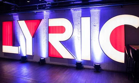 Lyric Hammersmith signage