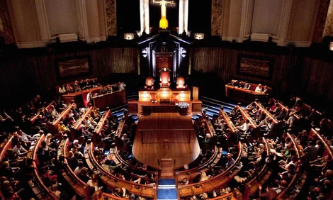 London County Hall Courtroom Stalls Gallery
