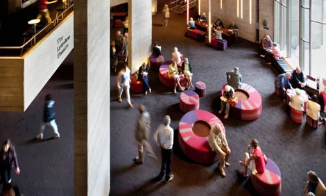 National Theatre - Lyttelton Foyer - Credit: Philip Vile