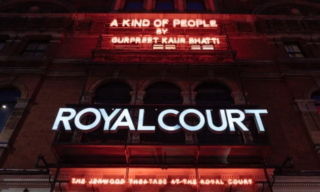 Royal Court Theatre Signage - Credit: Manuel Harlan