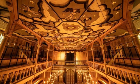 Sam Wanamaker Playhouse Upper Gallery - Credit: Johan Persson