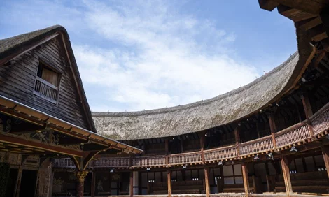 Shakespeare's Globe Roof - Credit: Clive Sherlock