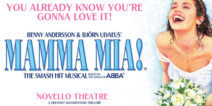Mamma Mia! at Novello Theatre, London