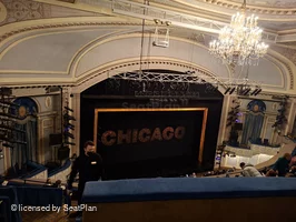 Ambassador Theatre Rear Mezzanine D121 view from seat photo