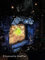 Apollo Victoria Theatre Dress Circle B46 view from seat photo