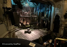 Ambassadors Theatre Circle B11 view from seat photo