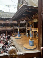 Shakespeare's Globe Theatre Middle Gallery - Bay D C8 view from seat photo