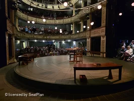 Duke of York's Theatre On Stage Seating B9 view from seat photo