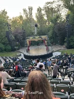 Regent's Park Open Air Theatre Upper Centre R40 view from seat photo
