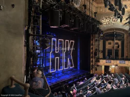 Shubert Theatre Mezzanine B27 view from seat photo