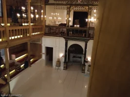 Sam Wanamaker Playhouse Playhouse Upper Gallery A11 view from seat photo