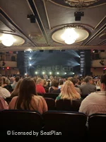 Palace Theatre Orchestra Y118 view from seat photo