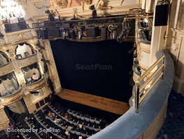 Wyndham's Theatre Grand Circle B2 view from seat photo