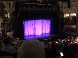 London Coliseum Dress Circle F51 view from seat photo