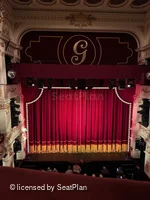 Garrick Theatre Grand Circle A12 view from seat photo