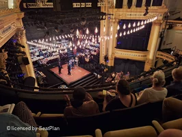 Hudson Theatre Balcony C13 view from seat photo
