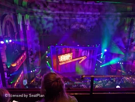 Prince Edward Theatre Grand Circle B28 view from seat photo