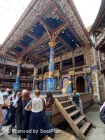 Shakespeare's Globe Theatre Yard Standing I50 view from seat photo