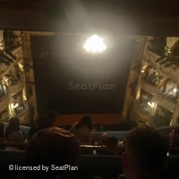 Wyndham's Theatre Grand Circle F18 view from seat photo